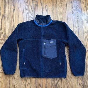 Patagonia Men's Retro-X Fleece Navy Blue Jacket